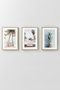 Wallity Artavessastko14 Conjunto de 3 Pinturas Decorativas Enmarcadas